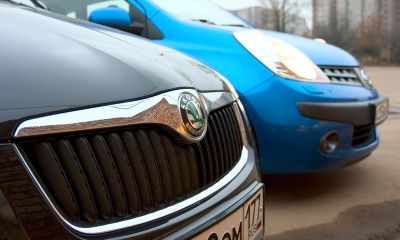 Nissan Note и Skoda Roomster Nissan Note и Skoda Roomster